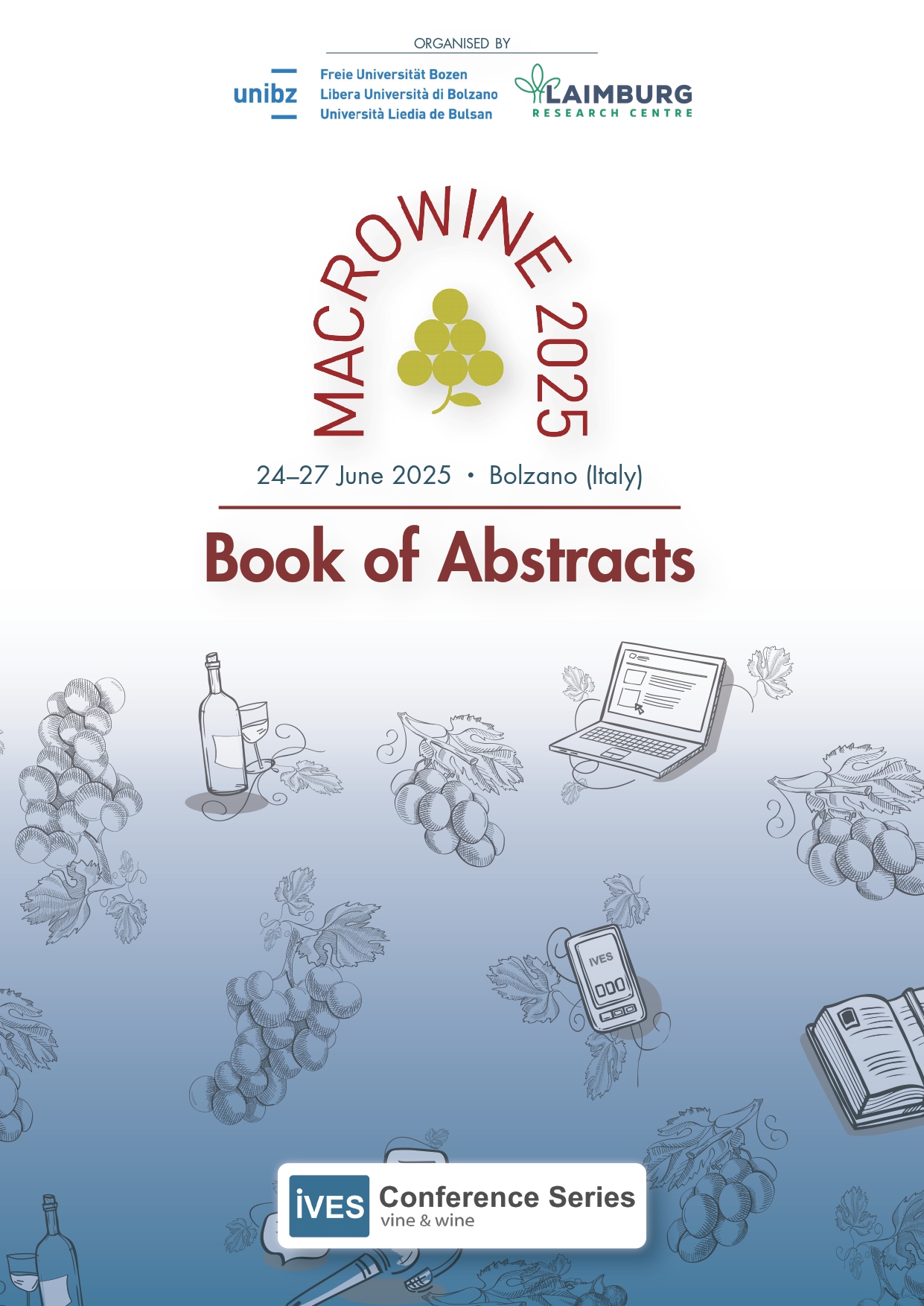 Cover of the book of abstracts of Macrowine 2025