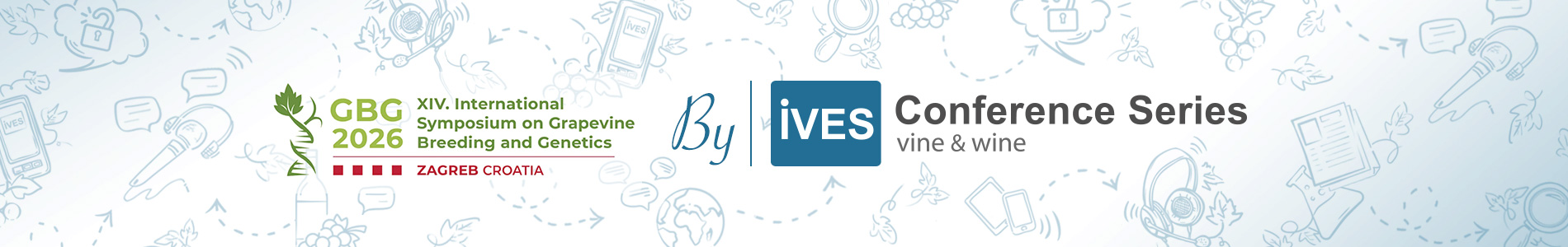 Banner of the XIV International Symposium on Grapevine Breeding and Genetics