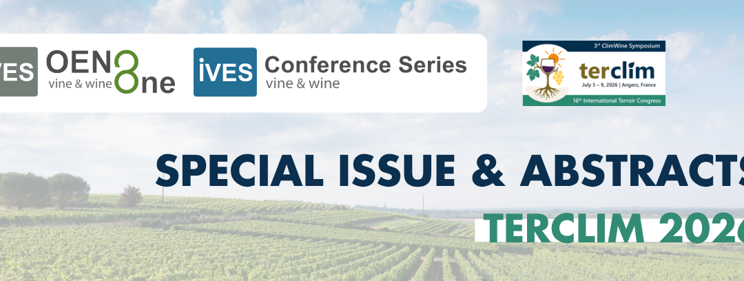 OENO One Special Issue and abstracts – Terclim 2026